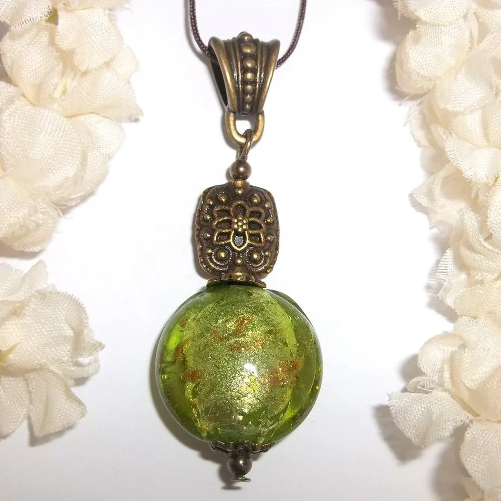 Necklace, Boho Necklace, Jewelry, Boho Jewelry, Necklace, Green Necklace, 7649